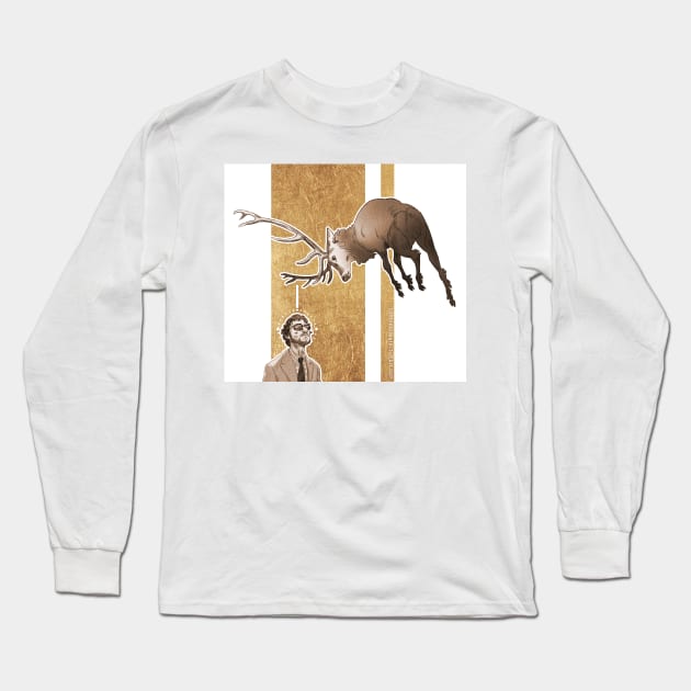 Will Graham buck design Long Sleeve T-Shirt by tumblebuggie